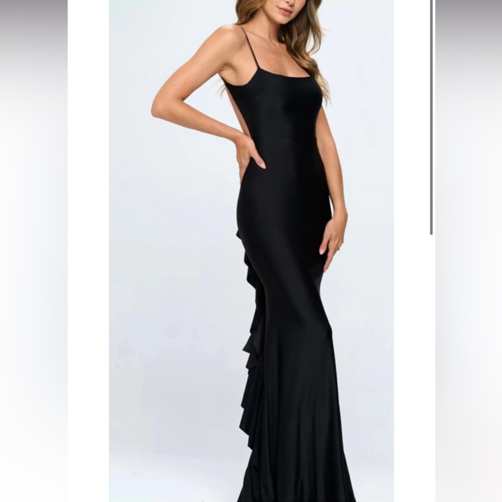 Black Sleek Formal Dress